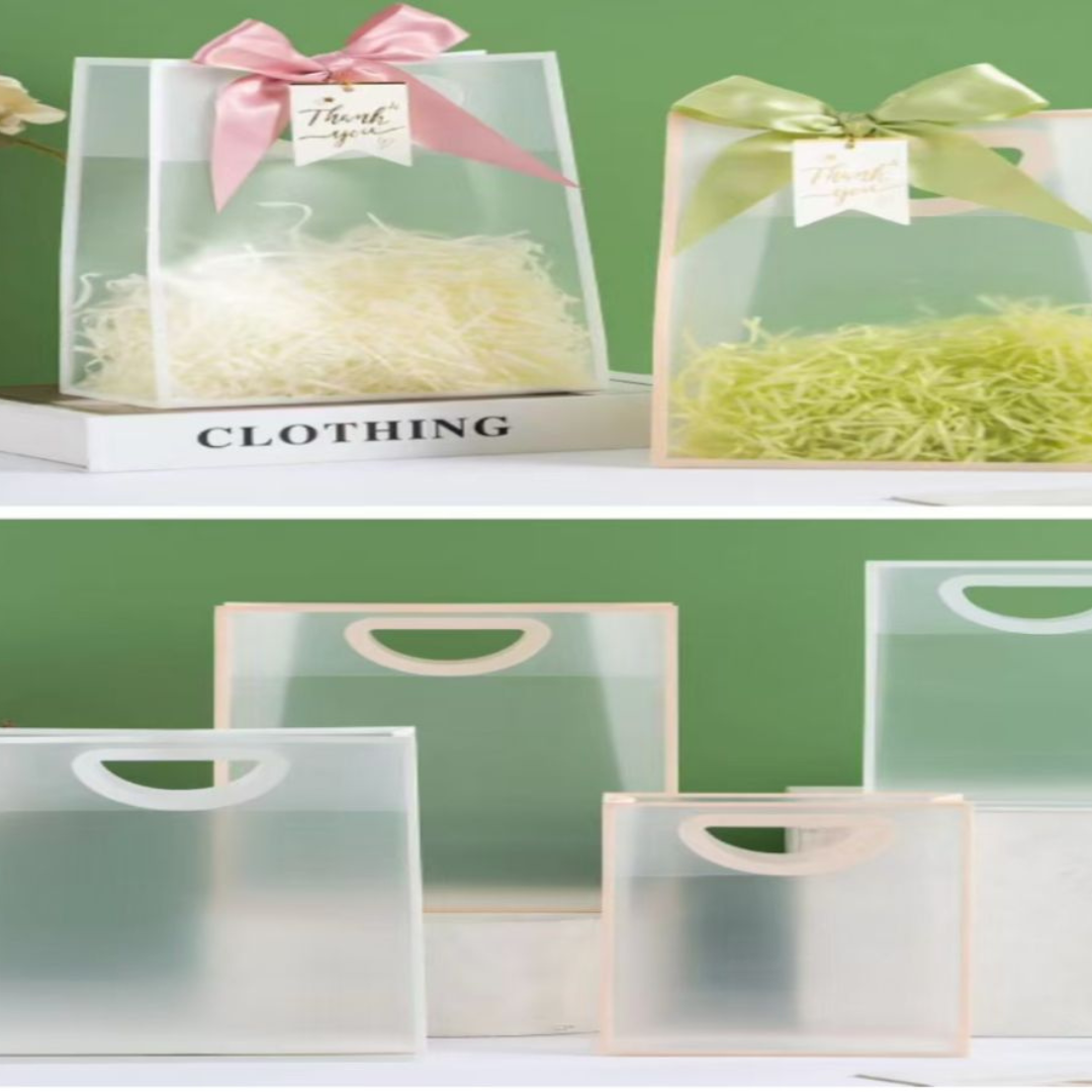 Cute Box Transparent Gift Bag