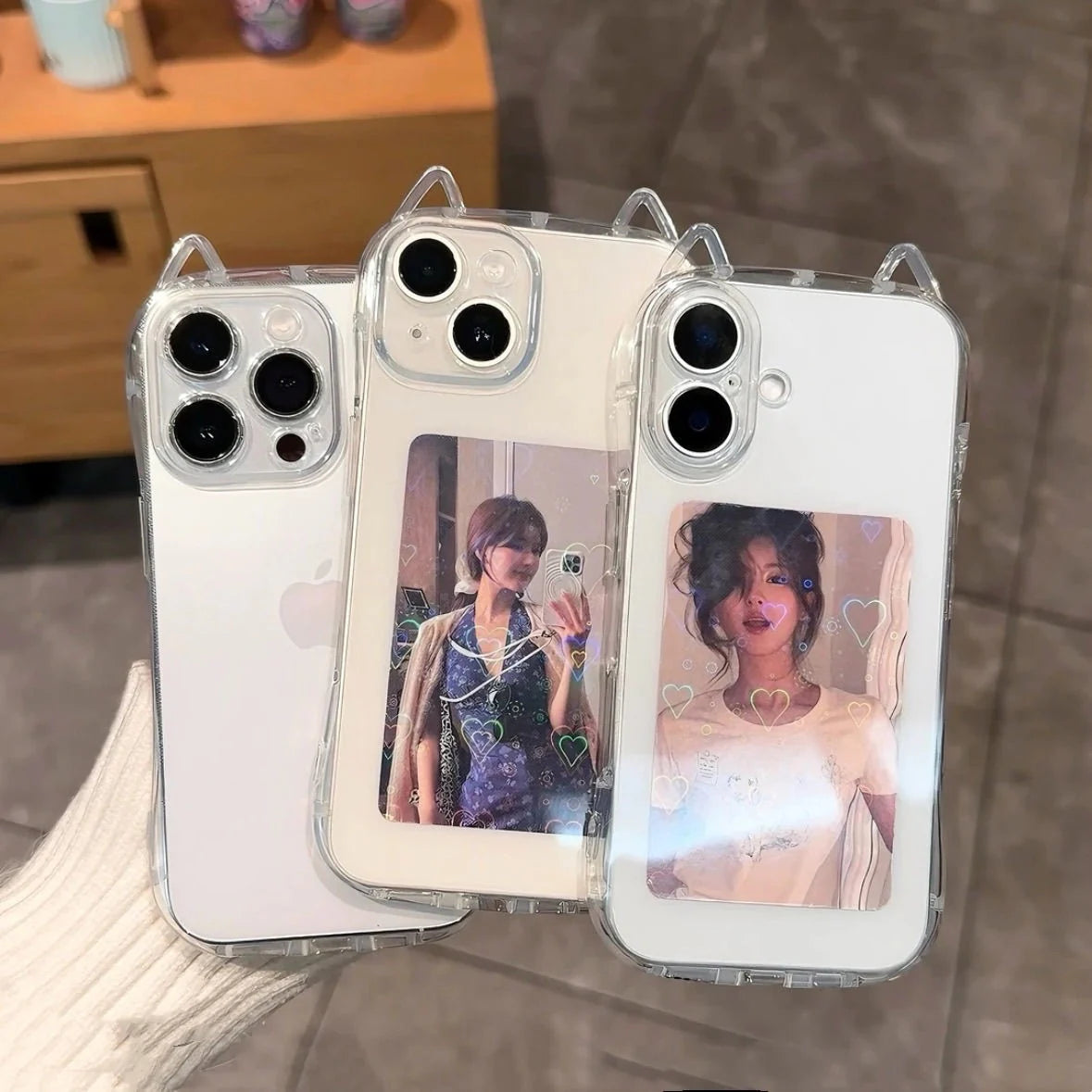 K-Pop Kitty Clear Ear Case