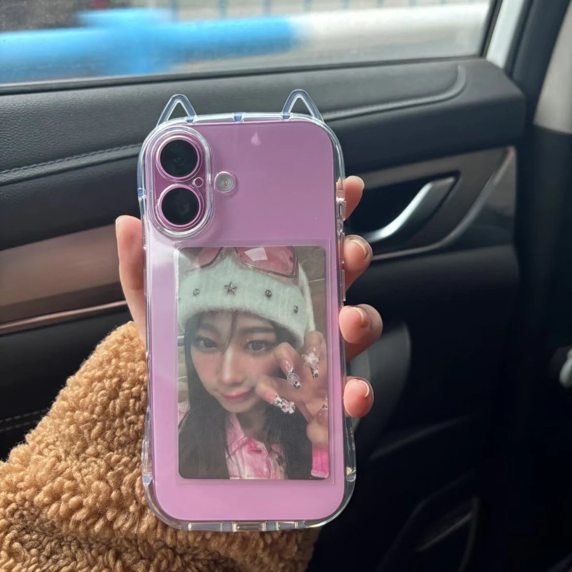 K-Pop Kitty Clear Ear Case