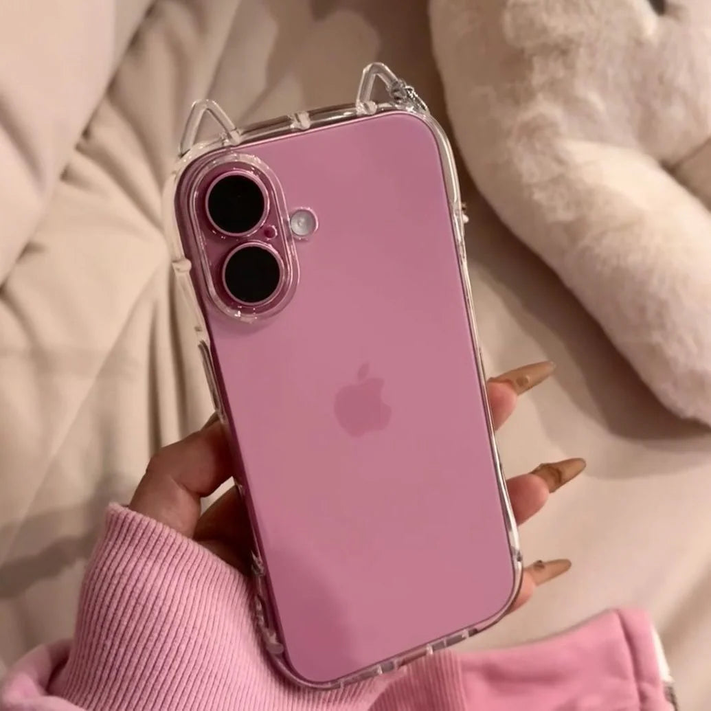 K-Pop Kitty Clear Ear Case