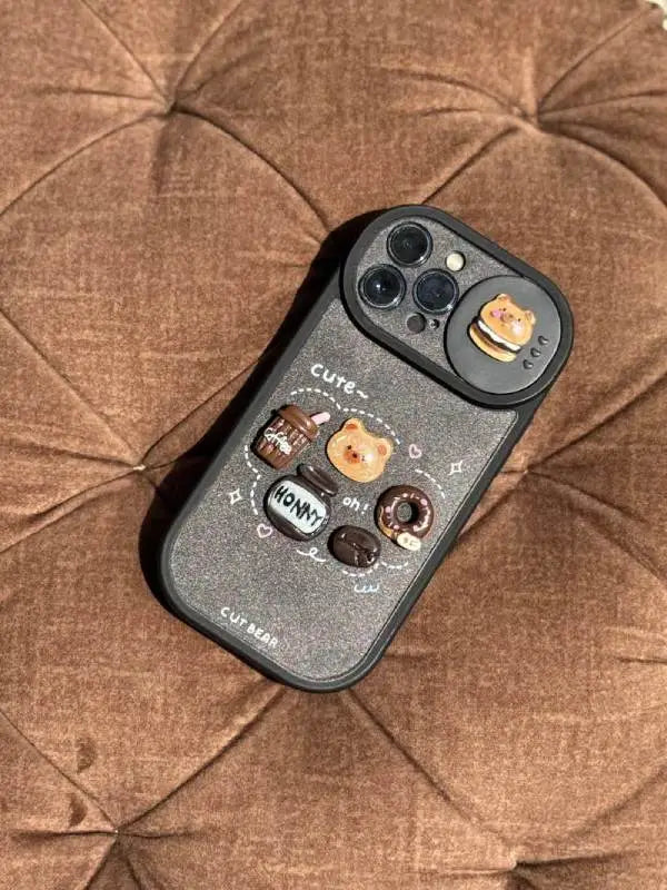 Choco Bear Café Camera Case