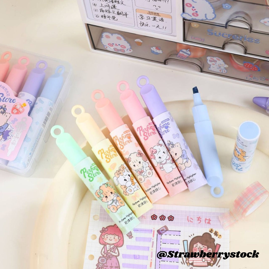 Pastel Candy 6 piece Scented Highlighters
