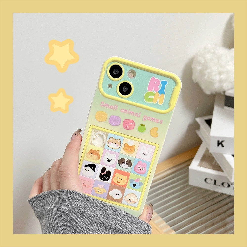 Cute Critter Puzzle Phone Case