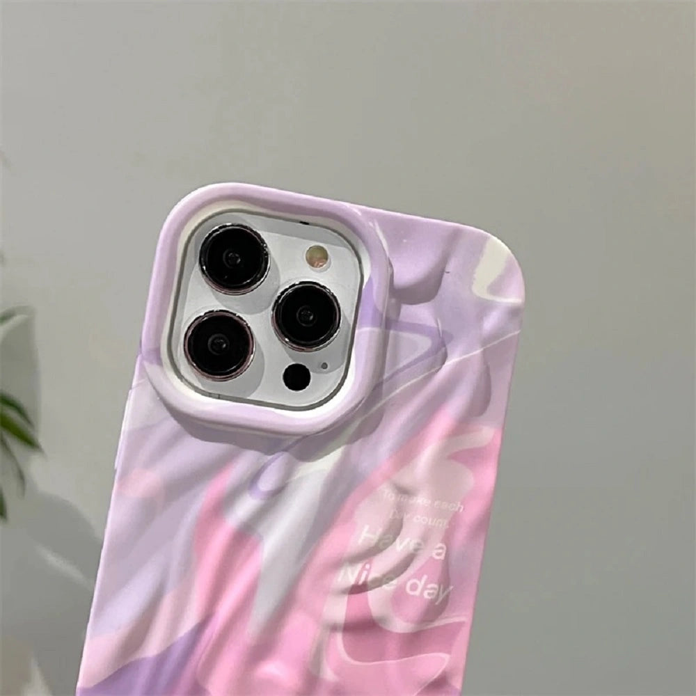 Blush Wave iPhone Case