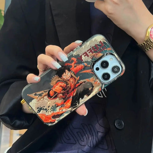 Flaming Luffy 3D iPhone Case