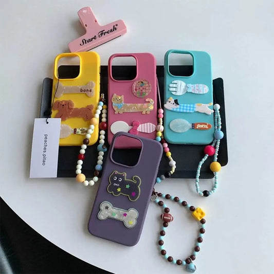 Puppy Pals iPhone Case with Charm