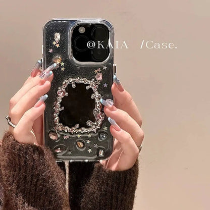 Cosmic Crystal Glow Mirror Case