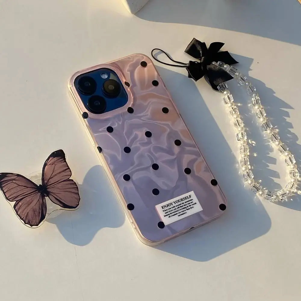 Polka Dot Bliss Charm Case for iPhone