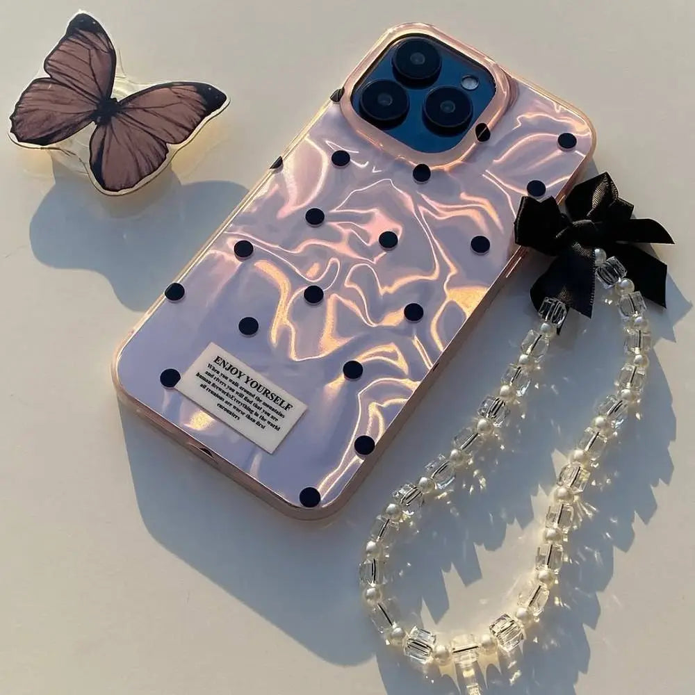 Polka Dot Bliss Charm Case for iPhone