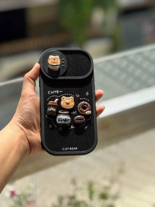 Choco Bear Café Camera Case