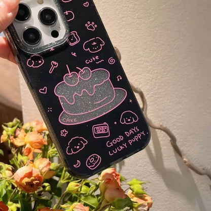 Lucky Puppy Cake iPhone Case