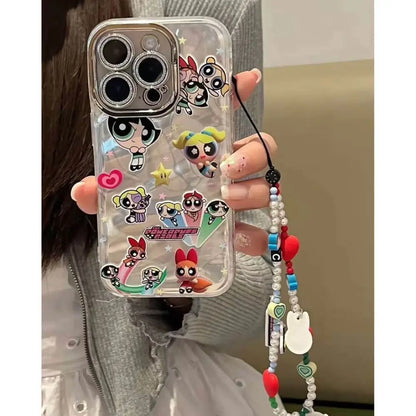 Powerpuff Holo Charm iPhone Case