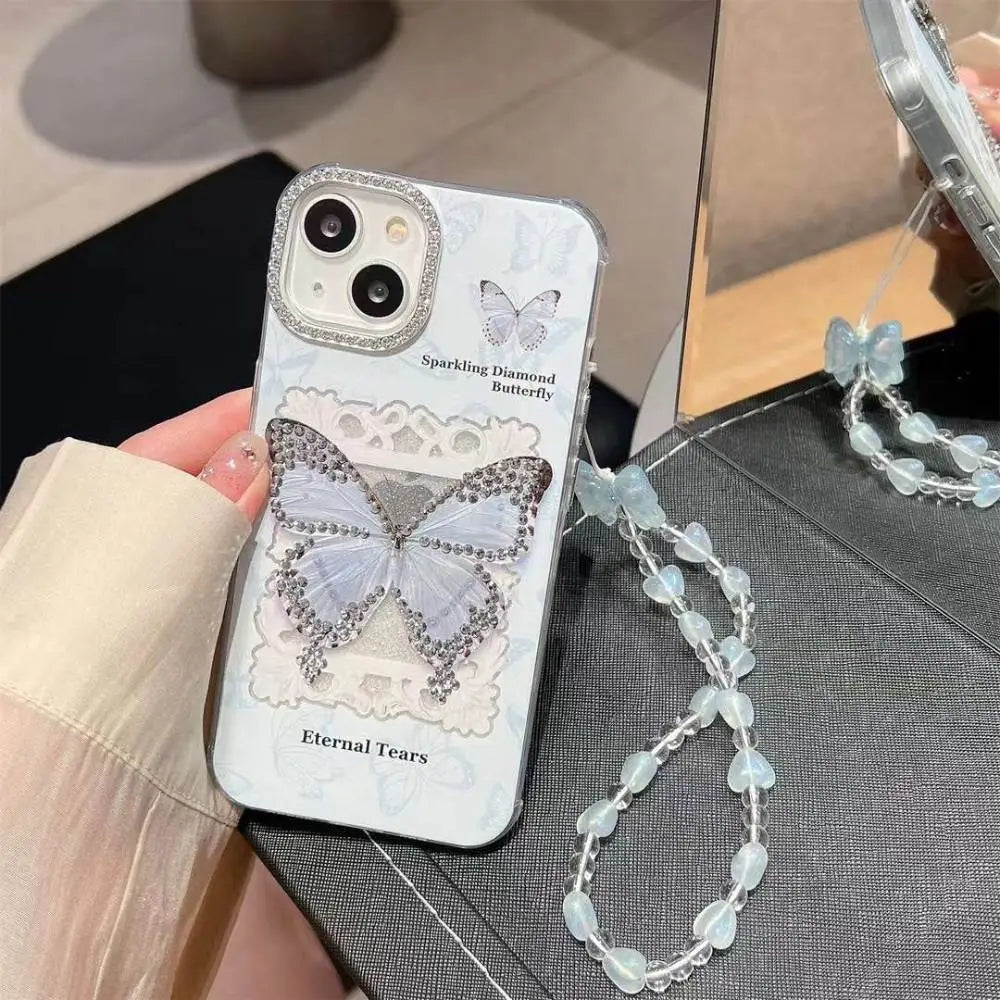 Diamond Spark Butterfly Case