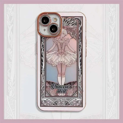 Elegant Princess Ballet Case with Pendant