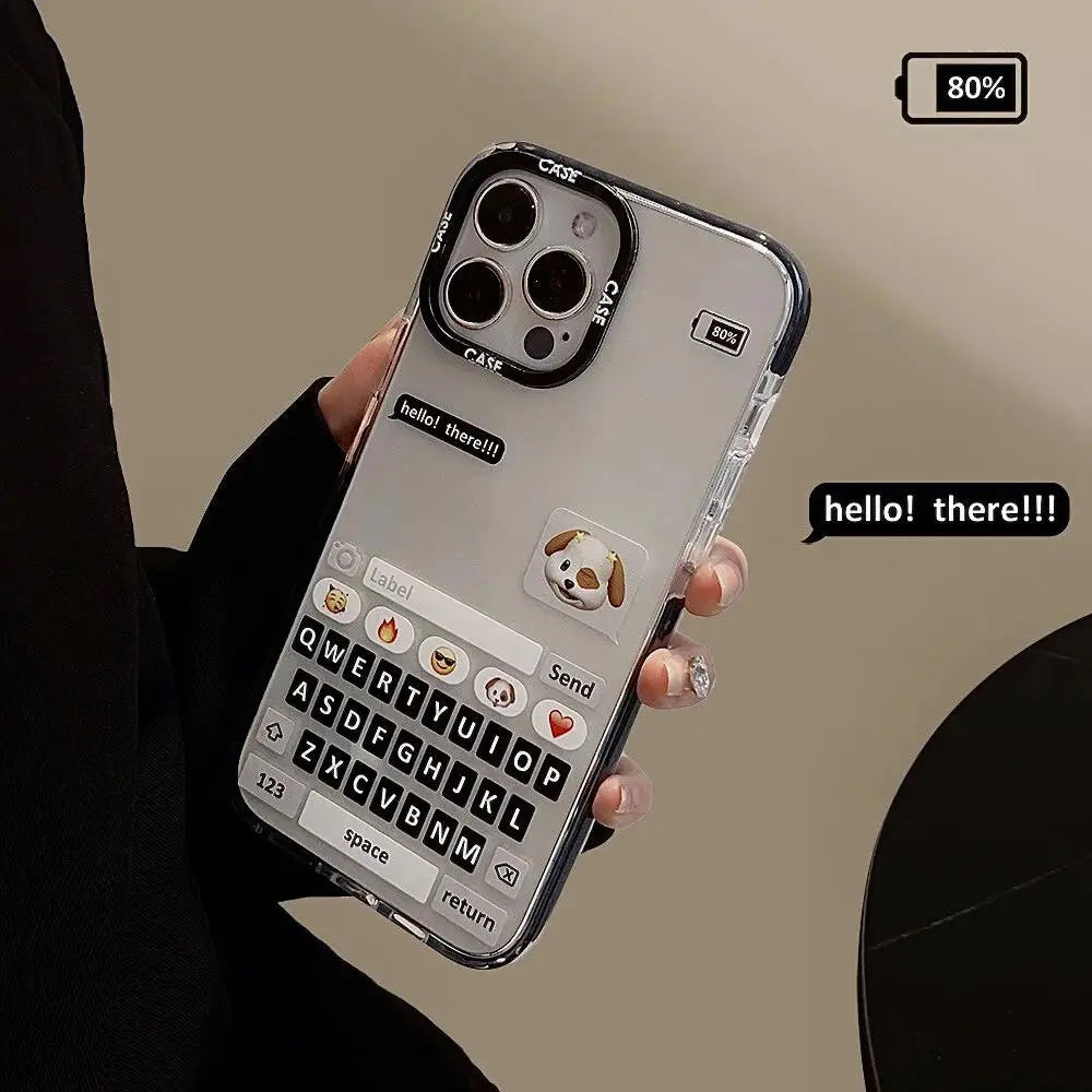 Shockproof Creative Chat Box Phone Case