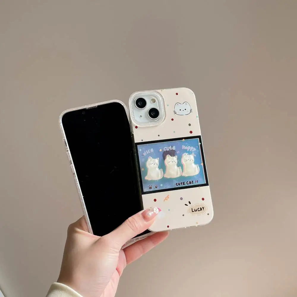 Meowster Holo iPhone Case