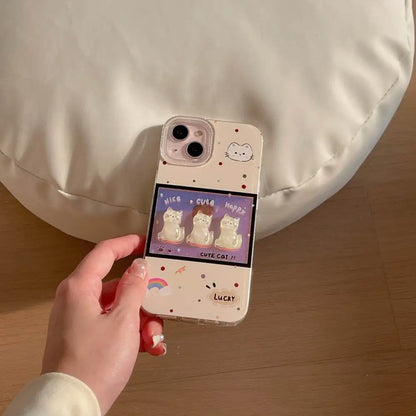 Meowster Holo iPhone Case