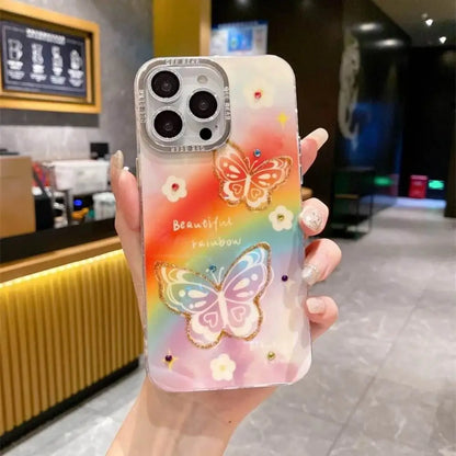 Butterfly Glow Case with Camera Rings