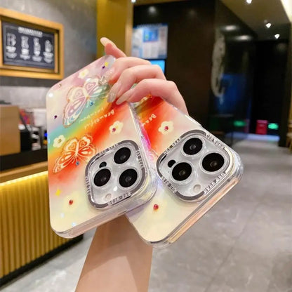 Butterfly Glow Case with Camera Rings