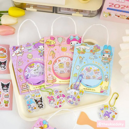 Kawaii Cute Diy Keychain Sticker Bag