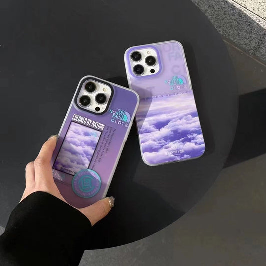 North Face Deep Purple iPhone Case