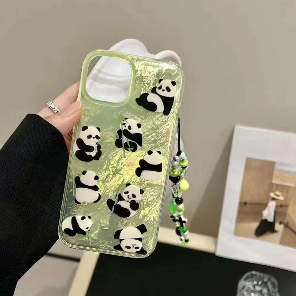 Cute Panda Pendant Case