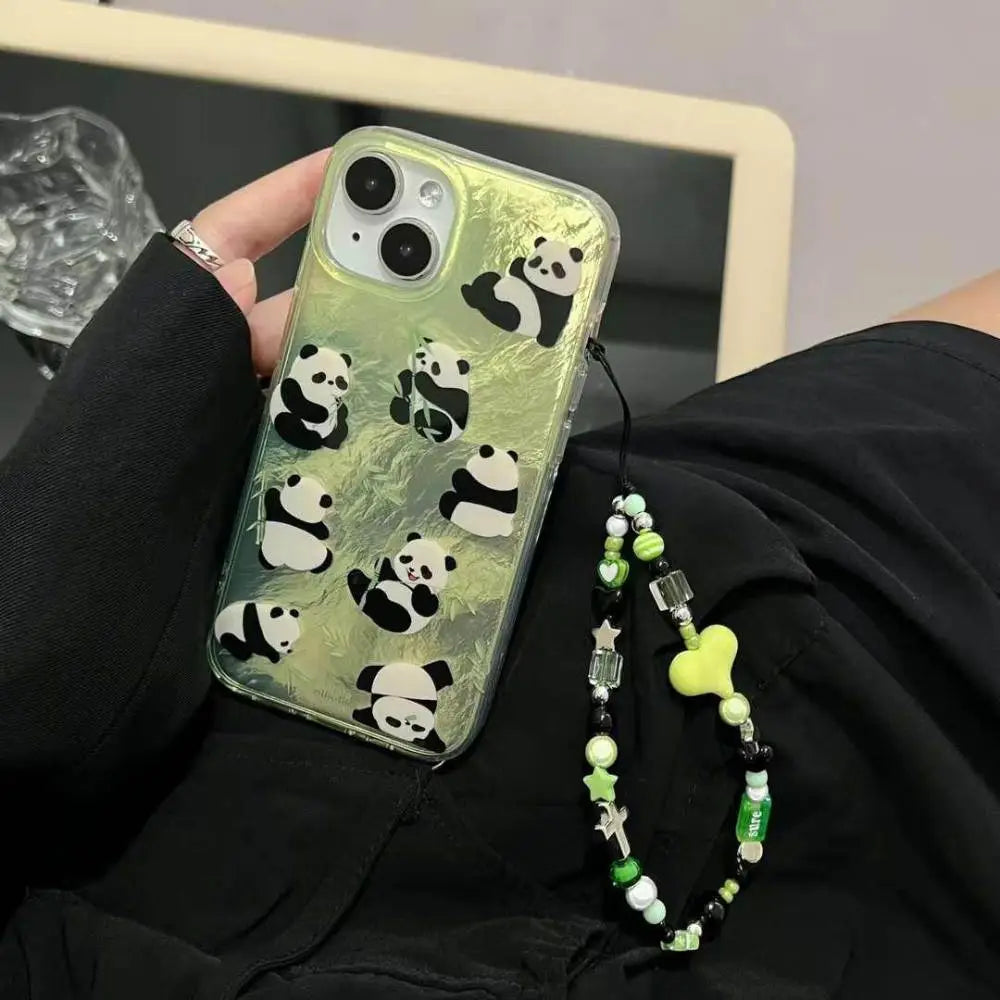 Cute Panda Pendant Case