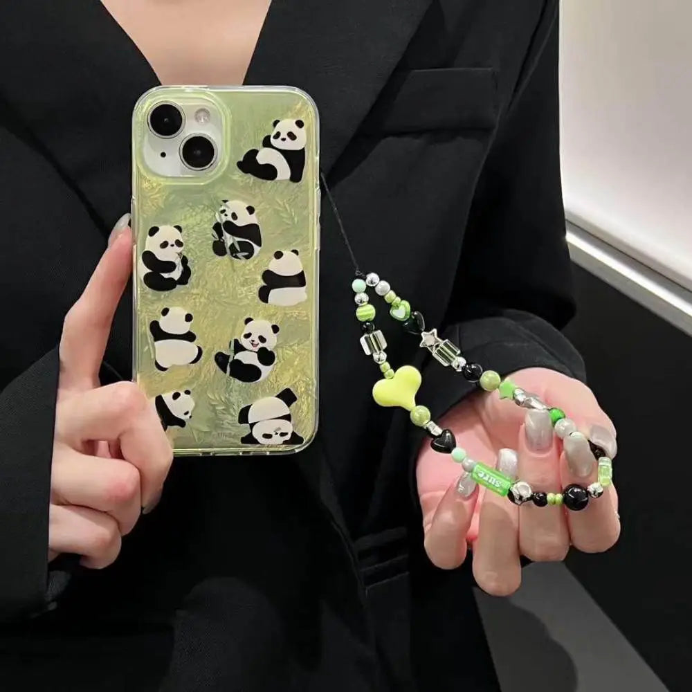 Cute Panda Pendant Case