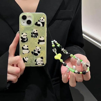 Cute Panda Pendant Case