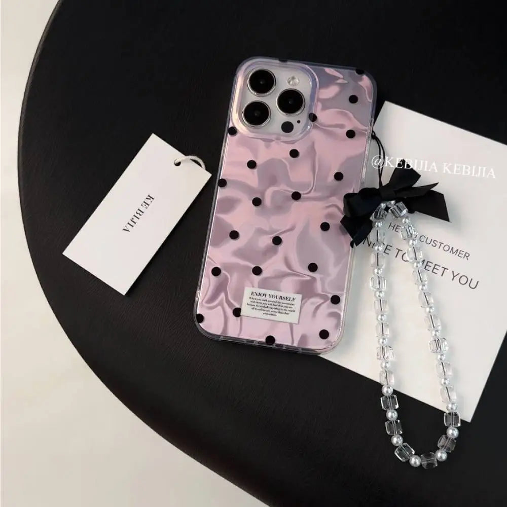 Polka Dot Bliss Charm Case for iPhone