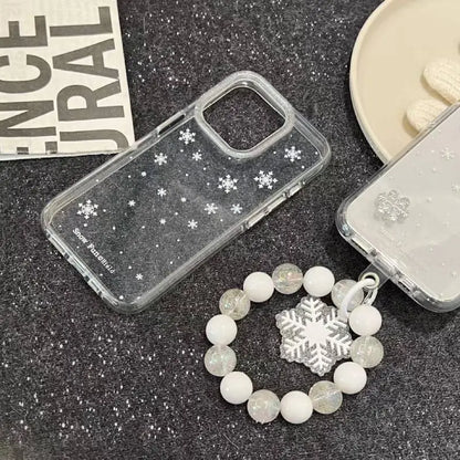 Snowflake Sparkle iPhone Case with Charm