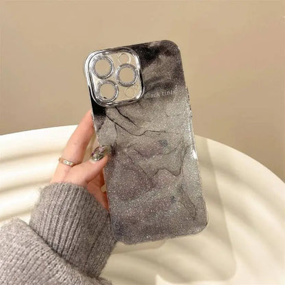 Glitter Galaxy Marble Case