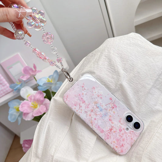 Sakura Whisper iPhone Case with Charm