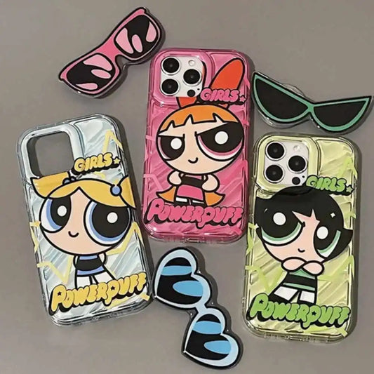 Powerpuff Girls With Pop Socket