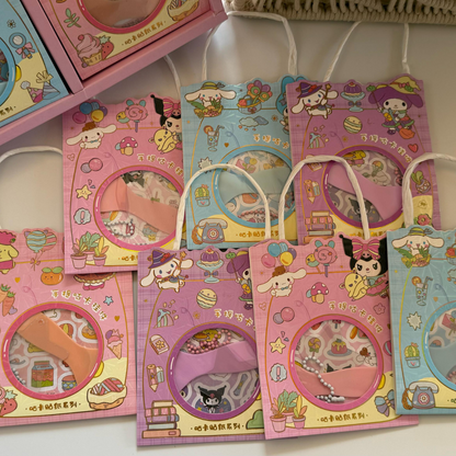 Kawaii Cute Diy Keychain Sticker Bag
