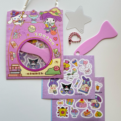 Kawaii Cute Diy Keychain Sticker Bag
