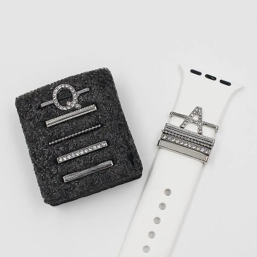 Watch Strap With Alphabet Watch Charms