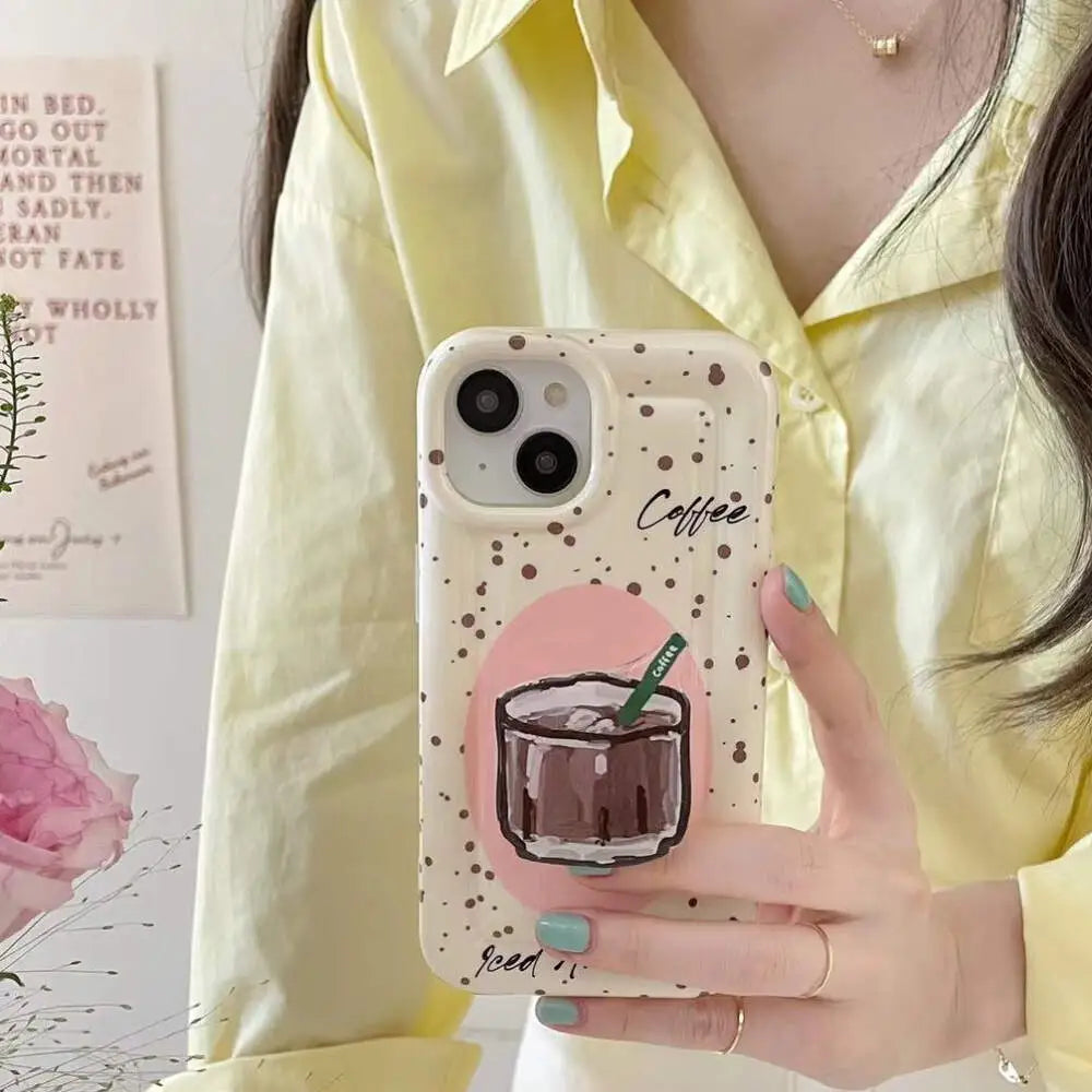 Coffee Bean Pop iPhone Case