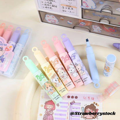 Pastel Candy 6 piece Scented Highlighters